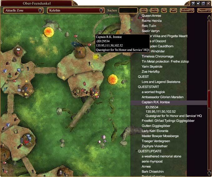 Everquest 2 - In-Game Karte mit EQ2MAP