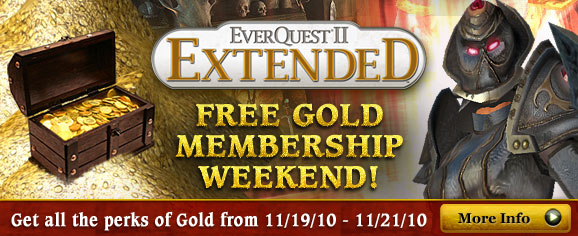 Everquest 2 Extended: Gold Mitgliedschaft zum Testen
