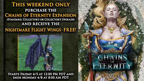 EverQuest 2 Aktion: kostenloses Flugmount beim Kauf von Chains of Eternity