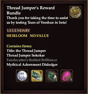 EverQuest 2 - Betatest Belohnung "Thread Jumpers Reward"