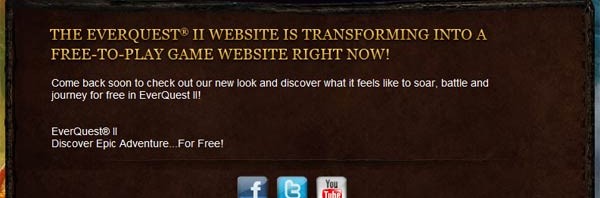 EQ2 - Die offizielle Website ist offline