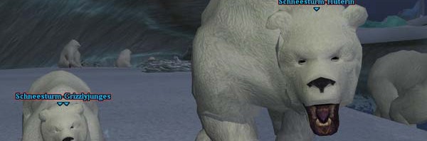 EverQuest 2 - Schneesturm- Grizzlybären